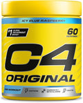 C4 Original Beta Alanine Sports Nutrition Bulk Pre Workout Powder Icy Blue Razz 60 Servings