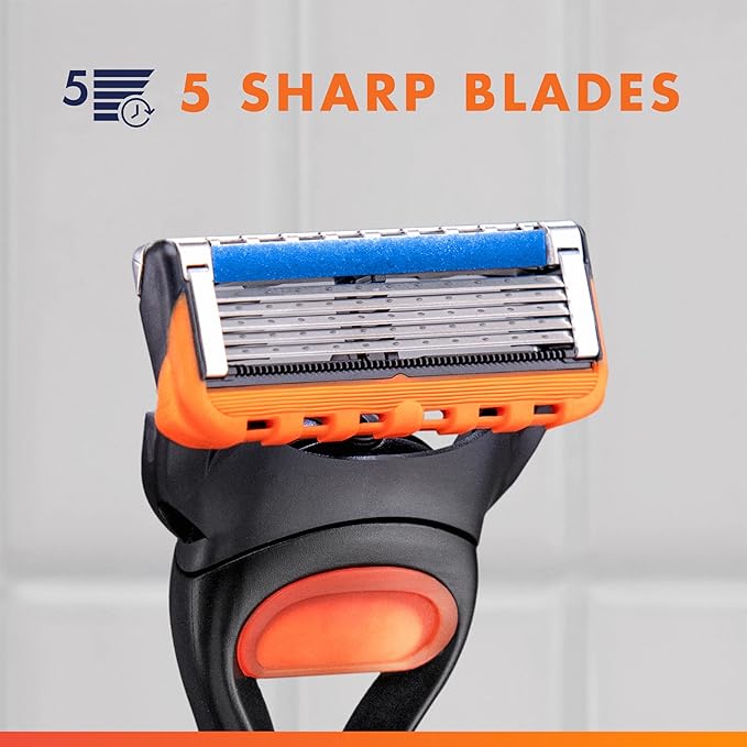 Gillette Fusion5 Razor and Refills for Men - 1 Handle Plus 12 Razor Blades