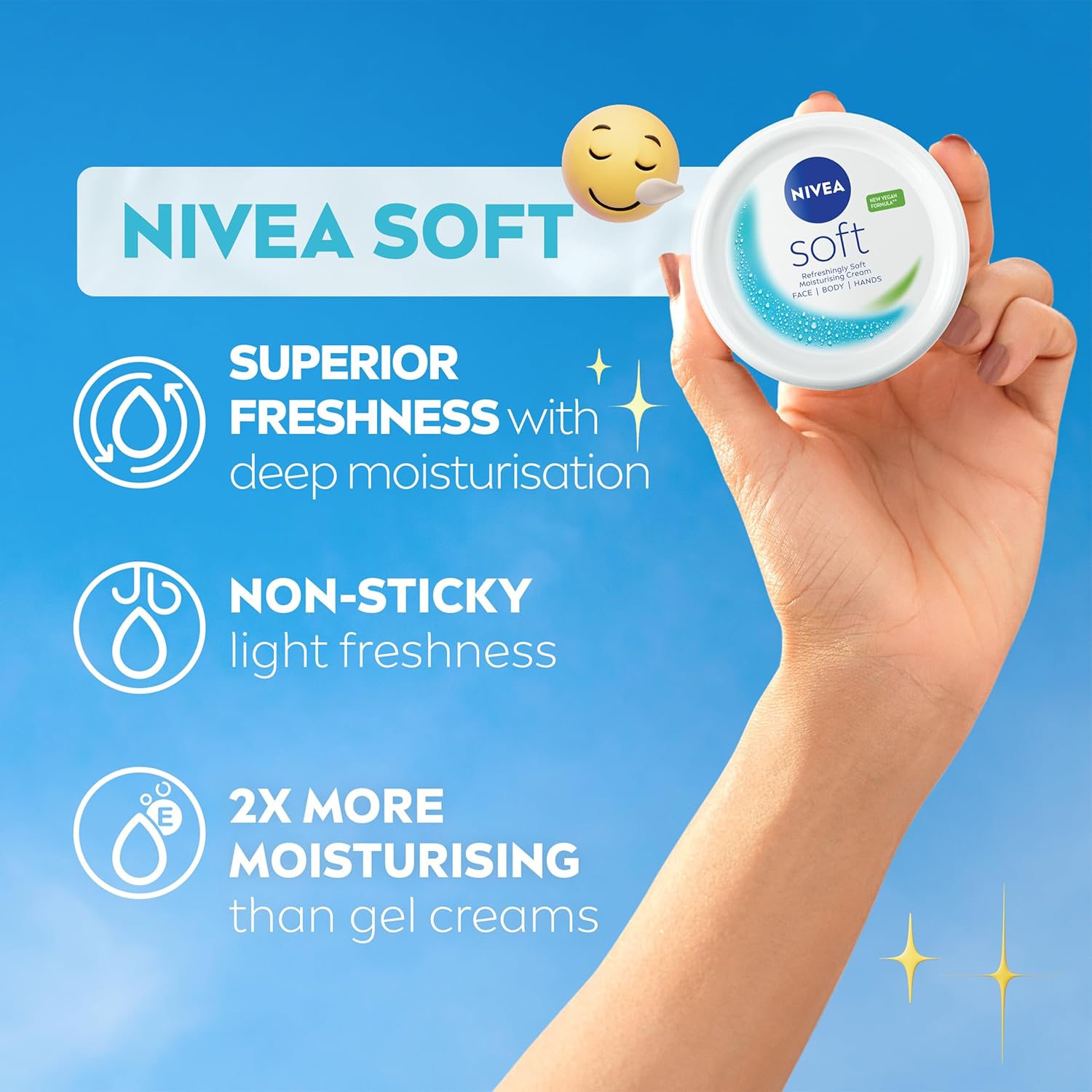 NIVEA Soft Moisturising Cream (500ml)