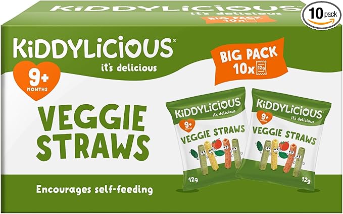 Kiddylicious Veggie Straws Box - 10 Packs