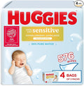 Huggies Extra Care Sensitive Baby Wipes - 12 Pack (576 Wipes)